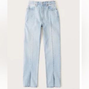Abercrombie & Fitch Light Blue Straight Leg Jeans
